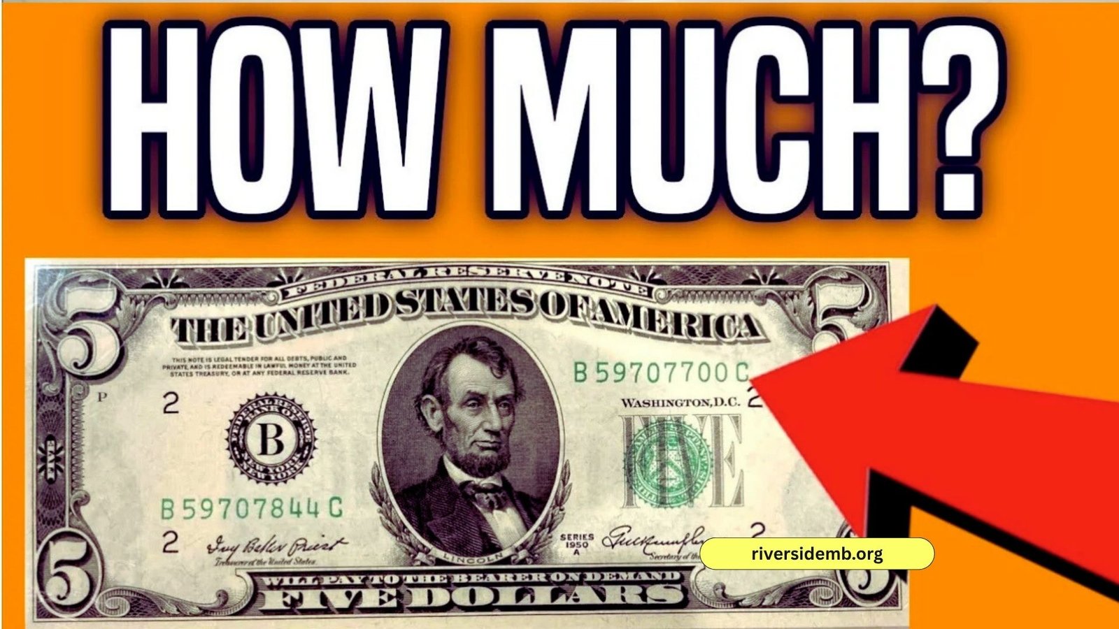 Could your Rare $5 Note be Worth $4.5 Million? Look for Radar Serial Number 31000